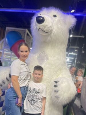 Белый мишка в Сириусе