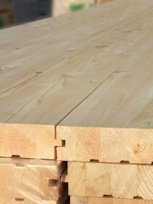 Шпунтованная половая доска 36х130х6000 хвоя сорт АВ