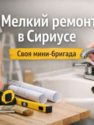 Мелкий ремонт квартир и апартаментов | Сириус